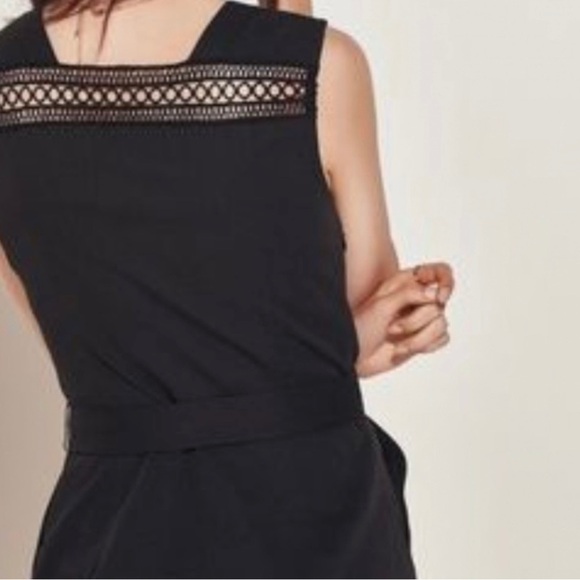 JNSQ Black Erin Jumpsuit Shorts Size 6 - Picture 2 of 10